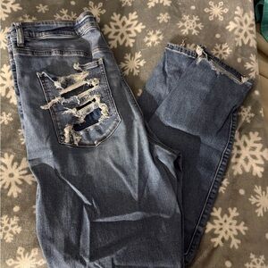 Distressed American Eagle Jeans